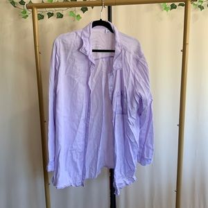 Casual lavender button up